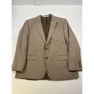 Ralph Lauren Wool Silk Cashmere Blazer Light Carmel Brown Men's Size 46R